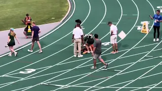 Men and women’s 200m finals.  Big 12 outdoor championships