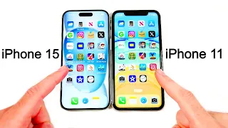 iPhone 15 vs iPhone 11 Speed Test