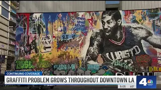 Graffiti problem grows throughout Downtown LA