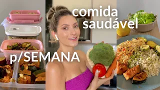 COZINHANDO AS REFEIÇÕES DA SEMANA | organização e praticidade | ALIMENTAÇÃO SAUDÁVEL e dicas