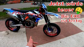 Offene Leistungseintragung | Alle Umbauten und erste Fahrt | KTM EXC 450 |