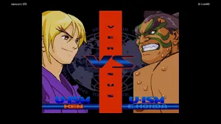 Street Fighter 30th Anniversary - Alpha 3　Ken(Makoto) vs Honda