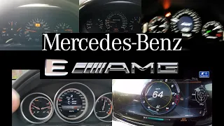 Every Generation of AMG E Class Acceleration Battle | 0-100
