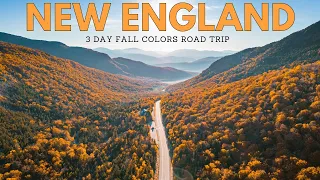 New England Fall Colors 3 Day Road Trip: Kancamagus Highway, Stowe, Sleepy Hollow Farm & More