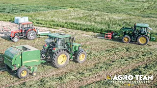 🔥Sianokosy 2023🔥Lucerna w Bele🔥2x John Deere & Ursus C-360🔥Świętokrzyskie🔥AgroTeam 18