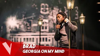 Ray Charles - 'Georgia on my mind' ● Brad | Lives | The Voice Belgique Saison 9