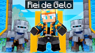 JOGANDO como um REI DE GELO no Minecraft