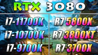 i7 11700K vs R7 5800X vs i7 10700K vs R7 3800XT vs i7 9700K vs R7 3700X | PC Gaming Tested