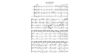 Joy to the World String Quartet Sheet Music