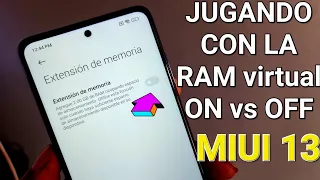 Pusimos a prueba la RAM virtual en MIUI 13 | modo  ON vs OFF 🤓