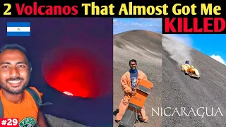 Volcanos That Almost Killed Me In Nicaragua 🇳🇮. Masaya & Cerro Negro 🌋