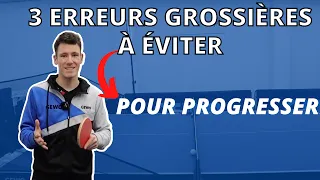 3 Erreurs à Éviter IMMÉDIATEMENT | Tennis De Table