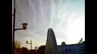 日暮里駅からの地震雲？2014.3.6　17時