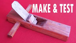 BLACKSMITHING! FORGING - MAKING A WOODEN HAND PLANE.!