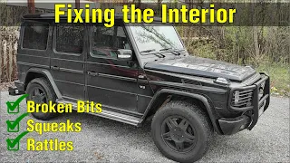 Fixing the Broken Bits in the Interior, as well as Common Squeaks and Rattles of my W463 G-Class