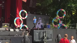 Coldplay - Viva La Vida - Global Citizen Rehearsal, Central Park, NYC 9.25.2015