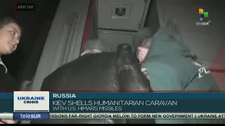 Russia: Ukrainian attack on humanitarian caravan in Kherson