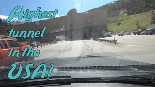 Driving I70 through the Eisenhower Tunnel