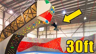 I Fell off This Massive Free Solo Bouldering Wall