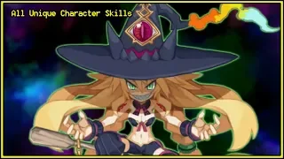 Disgaea 5 All Unique Character Skills