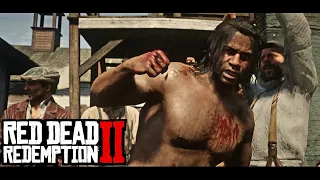 Red Dead Redemption 2 - Charles The Lone Wolf VS Simon of Wales - Fight Scene | 4K