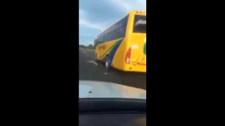 Unbelievable speed by a bus on a Zimbabwean Road