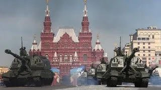 Russia's displays military muscle at Victory parade