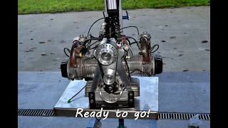 Citroën Visa airplane engine - Building process