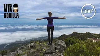 Meditation VR: Island of Madeira With Mountains, Flowers & Ocean - 360 VR Video