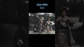 Rare Footage From Japan in the 1890s 🤯🇯🇵 #japan #oldfootage #colorized