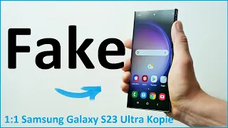 Unfassbar dreiste 1:1 Samsung Galaxy S23 Ultra Kopie im ausführlichen Test zerstört /Moschuss.de