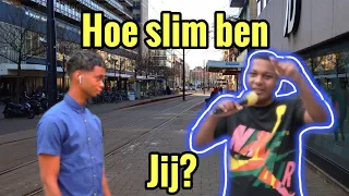 Hoe slim ben jij? #7 (Rotterdam straatinterview)