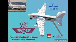 Lego Royal Air Maroc Boeing 737-800 Moc