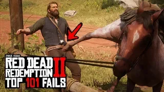 TOP 101 FUNNIEST FAILS IN RED DEAD REDEMPTION 2