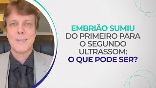 o embrião pode sumir de um ultrassom para outro?