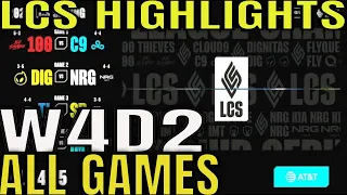 LCS Highlights Week 4 Day 2 ALL GAMES | LCS Spring 2023 W4D2