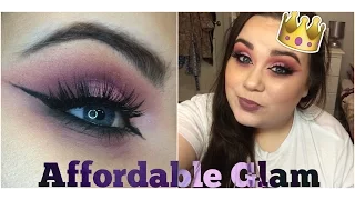 Affordable Glam Pink & Purple smokey eye!! || Chloe Leech