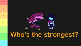 Deltarune Power Tier List