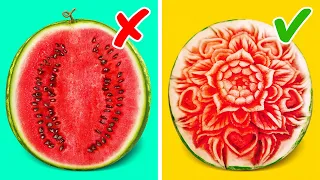 35 Awesome Food Carving Ideas || Crazy Recipes With Watermelon You'll Love!