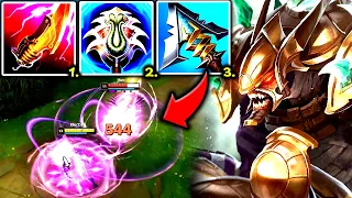 KHAZIX TOP 100% ERASES EVERYONE IN SEASON 14 (HOW IS THIS FAIR?) - S14 Khazix TOP Gameplay Guide