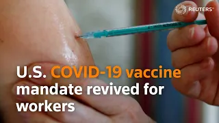 U.S. COVID-19 vaccine mandate revived for workers
