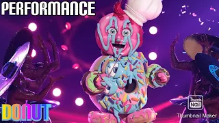 Donut Performs "Hooked On A Feeling" By Blue Swede | Masked Singer | S10 E6