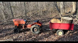 A quick ride on a Jim Dandy (Economy Power King) tractor.