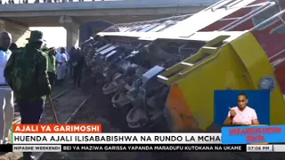 (AJALI YA GARI MOSHI) Several passengers rescued in a tragic train accident at mamboleo Kisumu