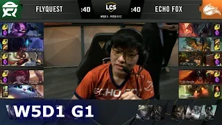 FLY vs FOX | Week 5 Day 1 S9 LCS Summer 2019 | FlyQuest vs Echo Fox W5D1