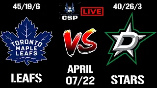 Montreal Canadiens (20-40-11) @ Toronto Maple Leafs (45-19-6)  Full Game Live Reaction 04/09/22