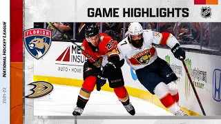Panthers @ Ducks 3/18 | NHL Highlights 2022
