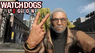 Watch Dogs Legion Free Roam: What Can Old People Do? Grandma and Grandpa Characters Gameplay