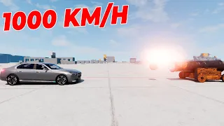 BMW 7 Series G70 vs OLD CANNON! 🔥 1000 KM/H 🔥 CRASH TEST! - BeamNg Drive