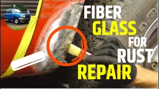 How to Repair a Rust Hole with Fiberglass - No Welding!